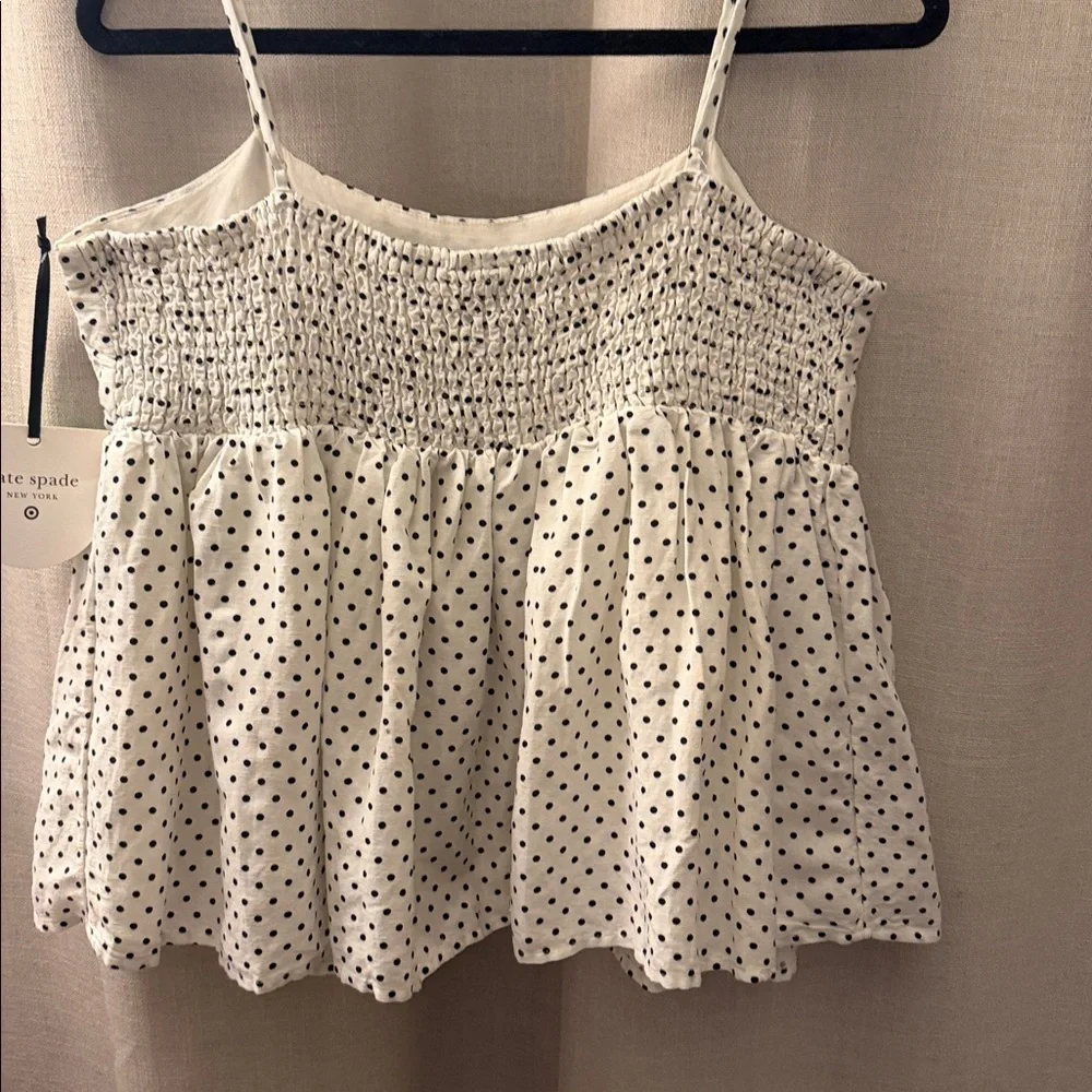 Kate Spade Polka Dot Spaghetti Strap Top - Picture 3 of 9